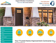 Tablet Screenshot of forubuilders.com